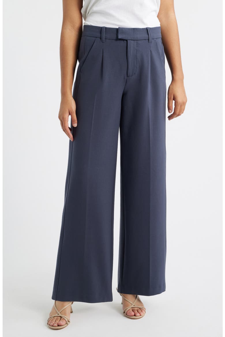 Skyrise Wide Leg Pants, Main, color, SHADOW
