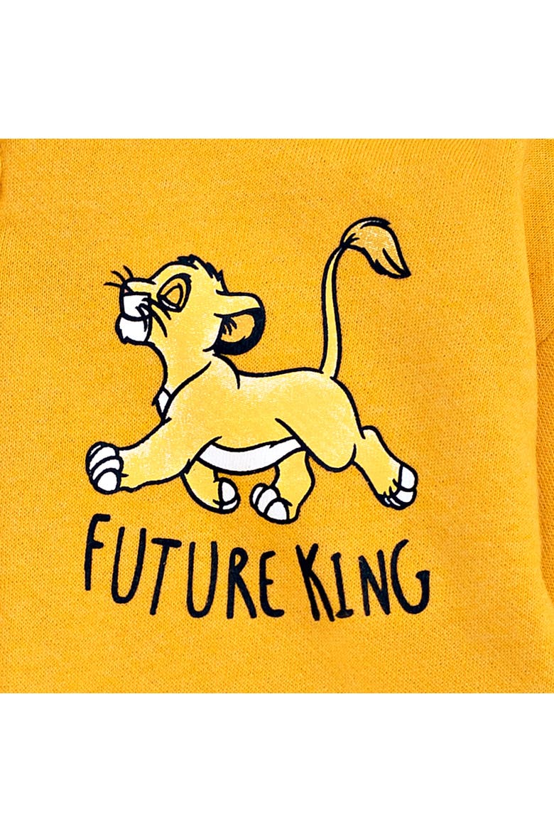 Lion King Simba Cosplay Zip-Up Hoodie, Alternate, color, Simba Yellow