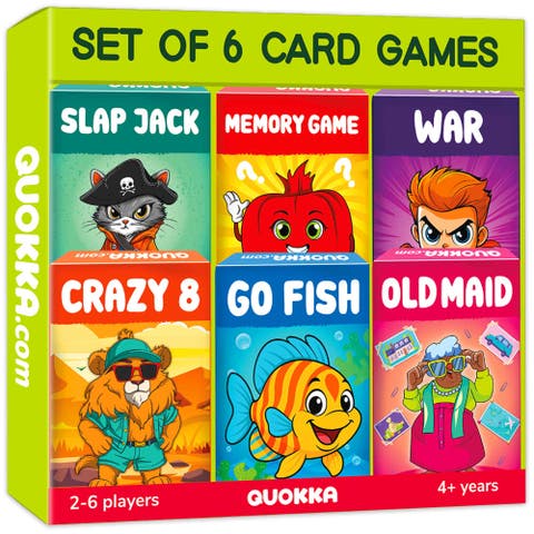 Kids Card Games Collection Ages 4-8