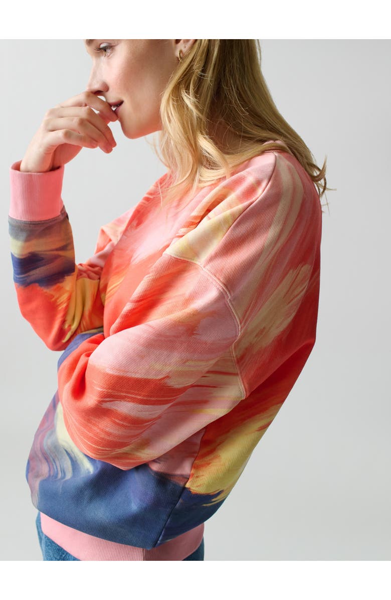 Lingua Franca Sunset Sweatshirt, Alternate, color, 