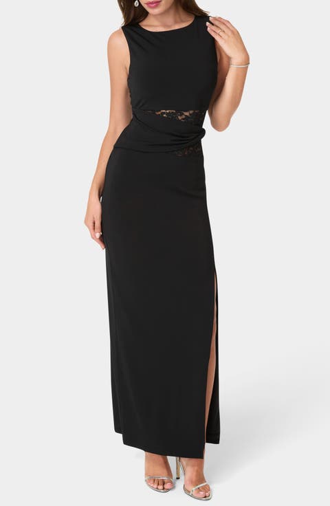 Lace Waist Sleeveless Maxi Dress
