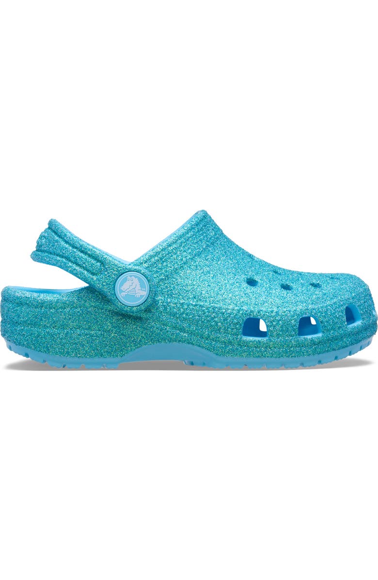 CROCS Kids' Classic Iridescent Glitter Clog, Alternate, color, Tgl
