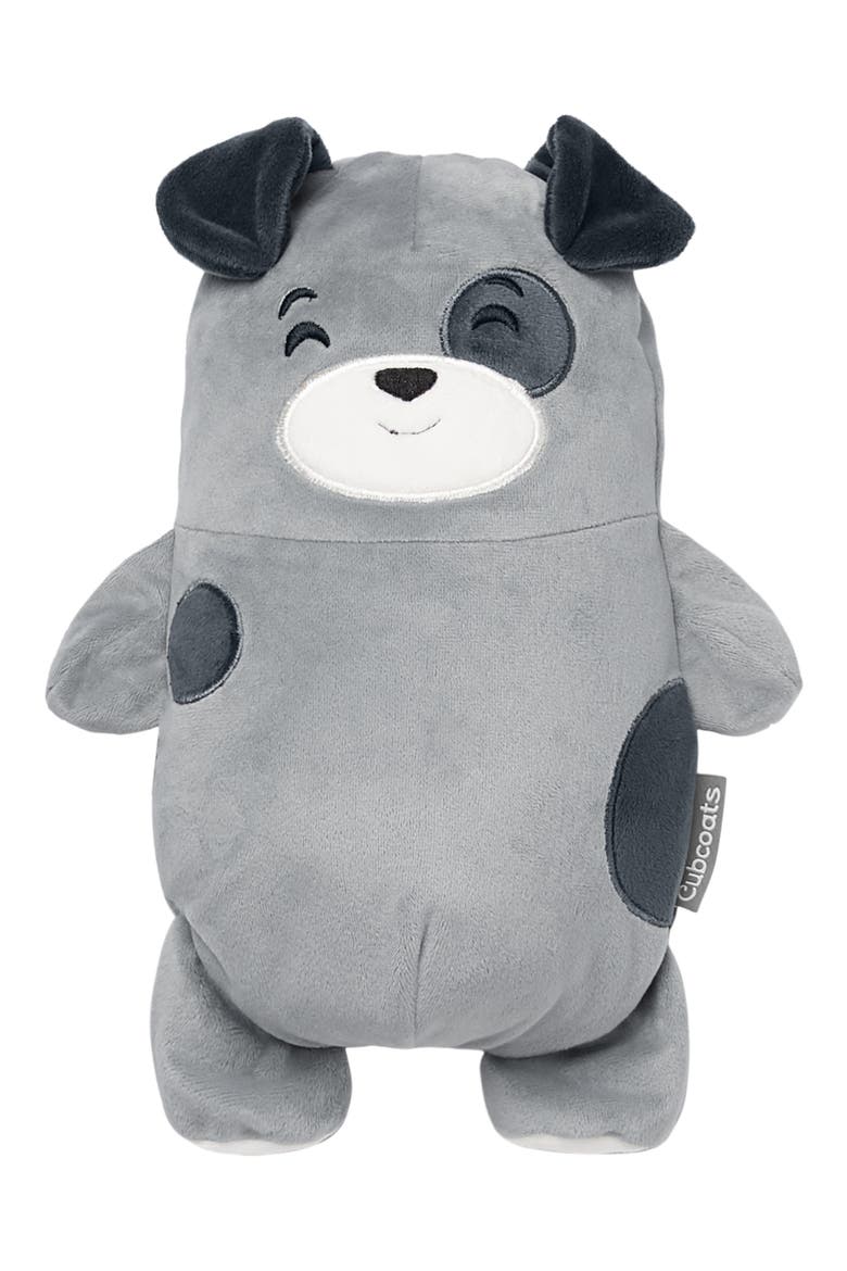 Pimm 2-in-1 Stuffed Animal & Hooded Down Vest, Alternate, color, GREY MARL MIX