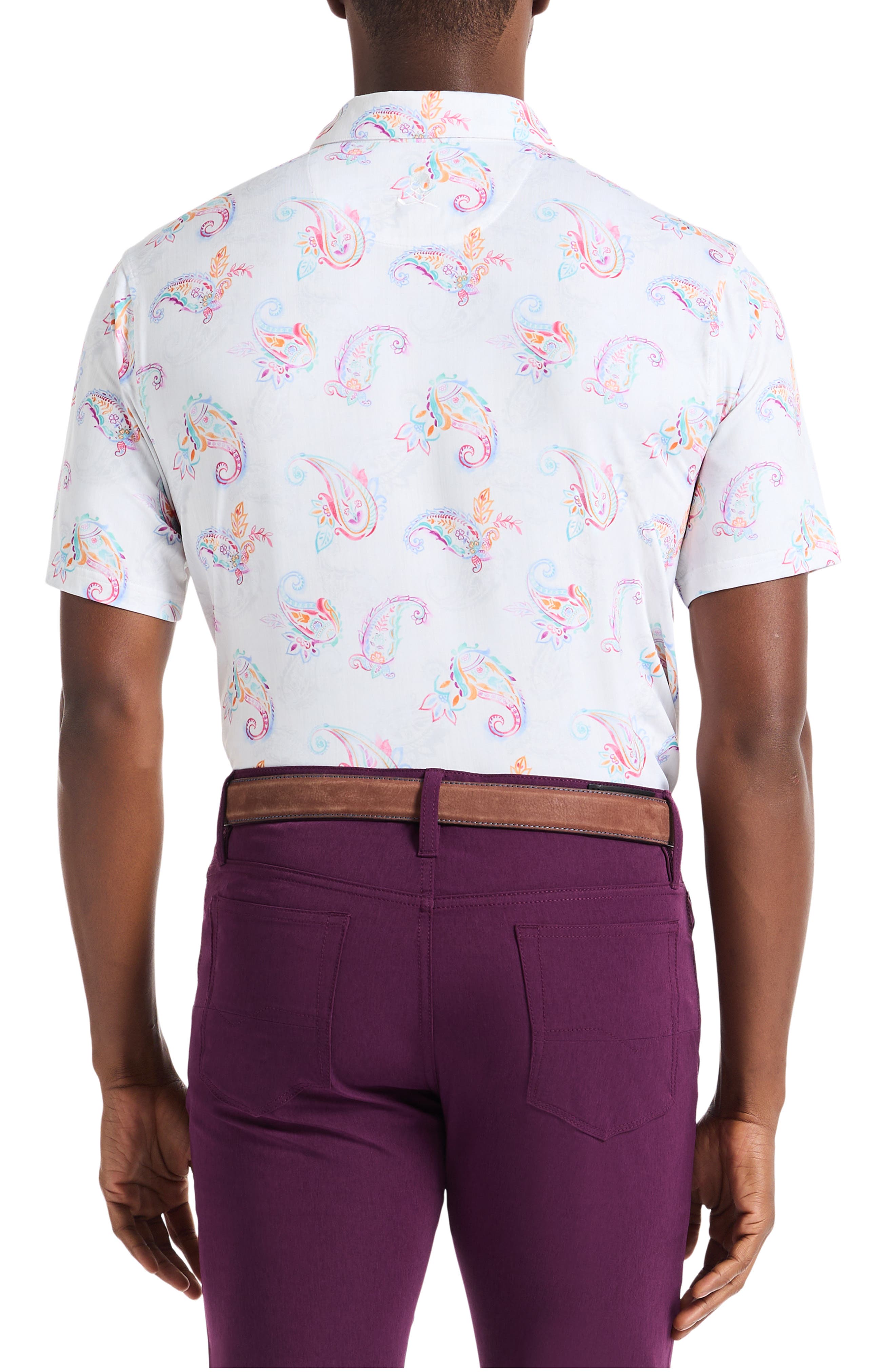 Keltz Paisley Performance Golf Polo - image 2