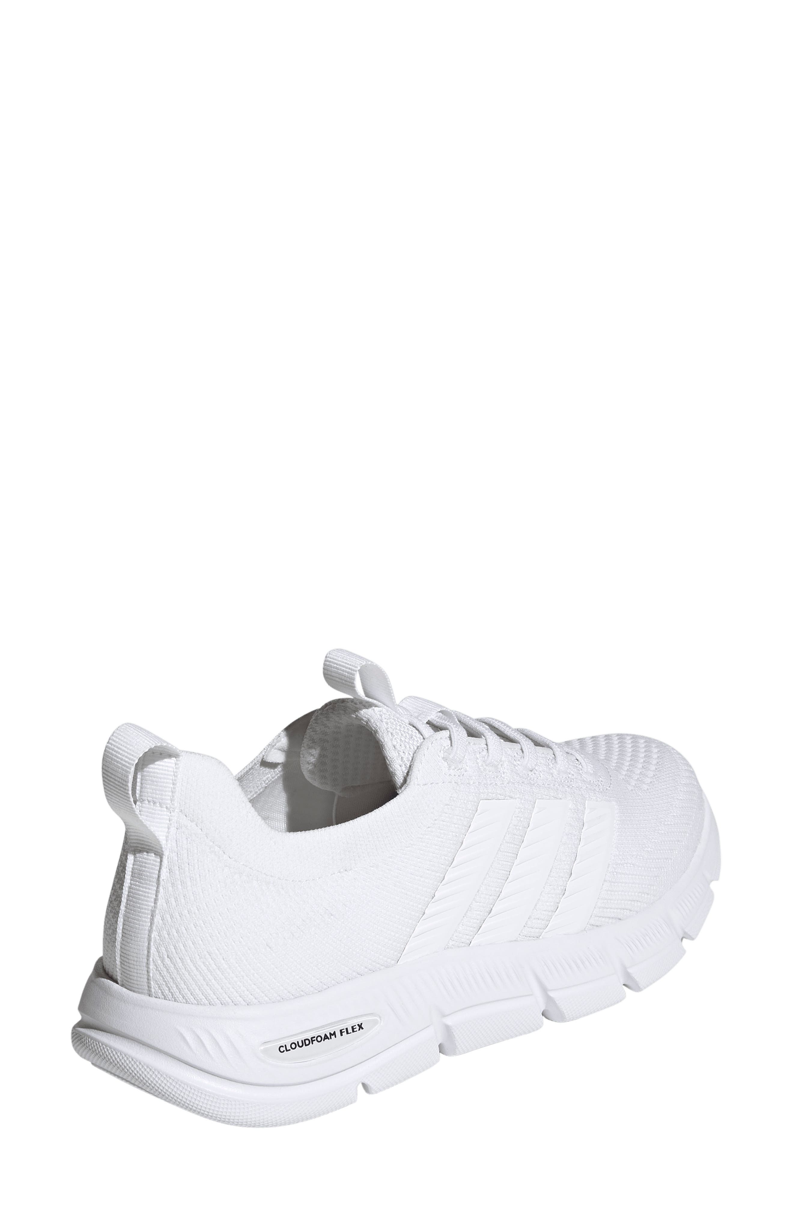 adidas Cloudfoam Flex Slounge Running Shoe, Alternate, color, Ftwr White/ Ftwr White