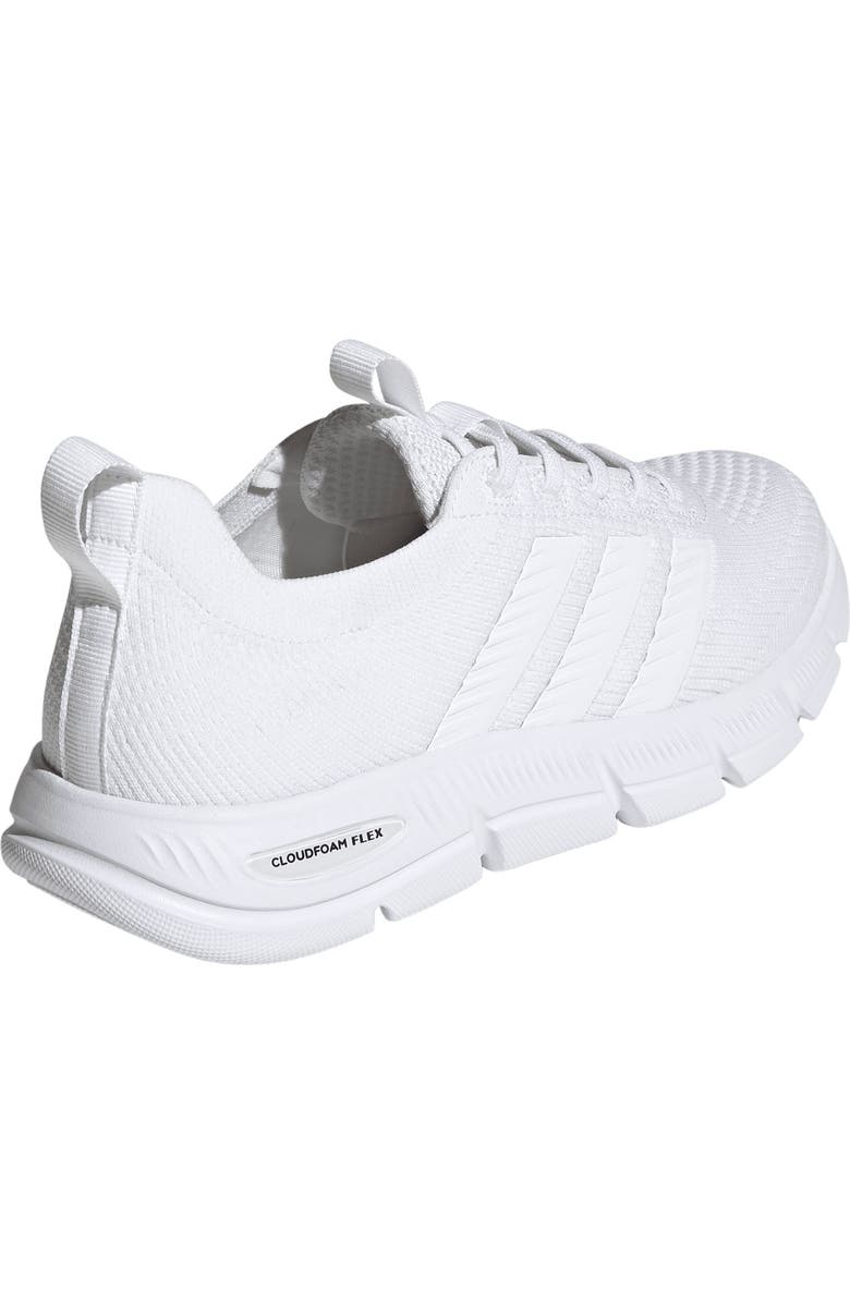 adidas Cloudfoam Flex Slounge Running Shoe, Alternate, color, Ftwr White/ Ftwr White