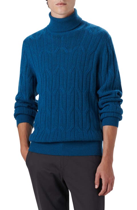 Cable Knit Turtleneck Sweater