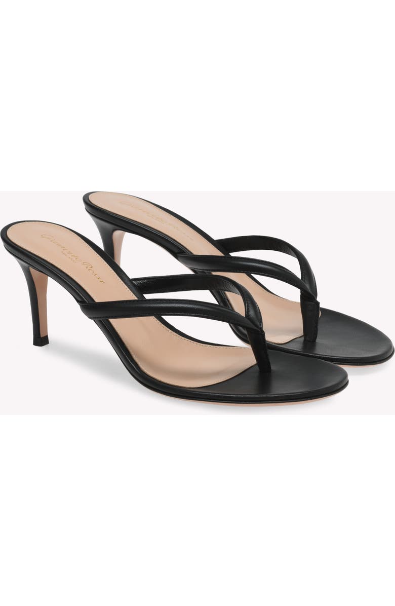 Gianvito Rossi Calypso Sandals, Alternate, color, Black Nappa