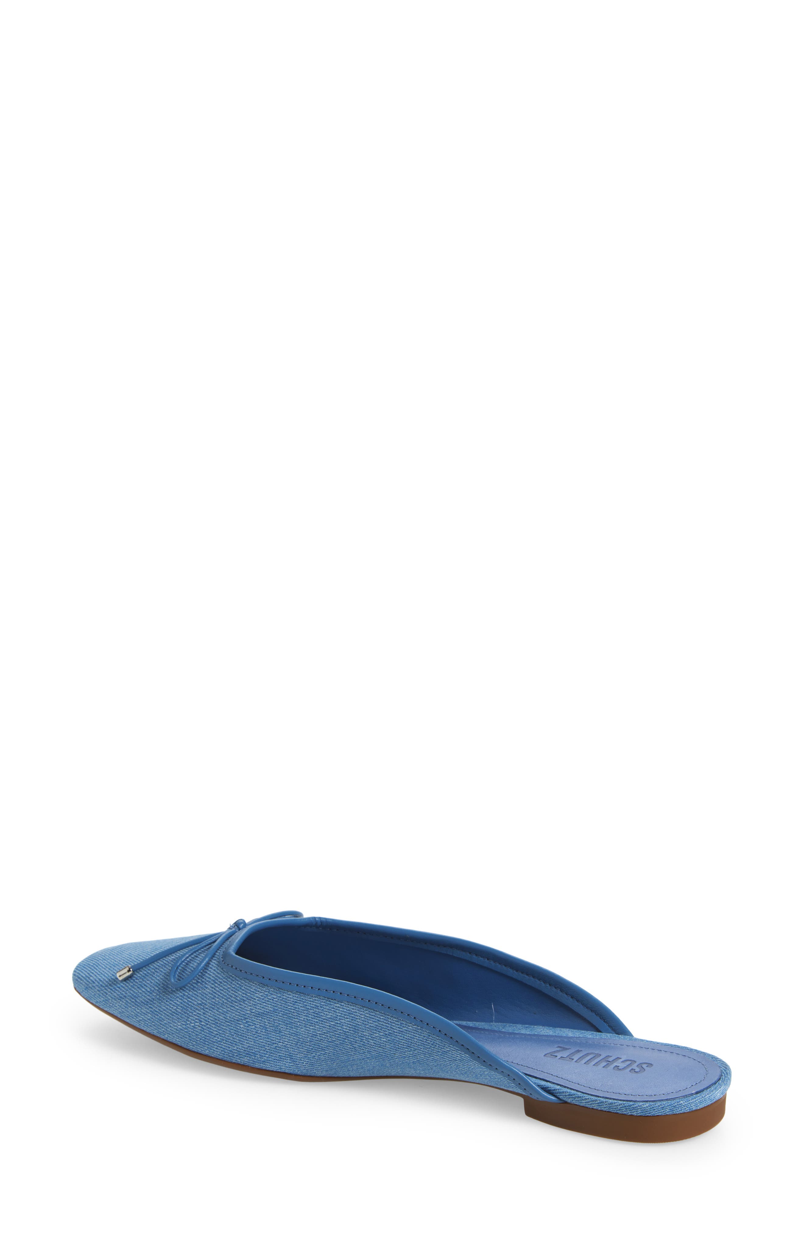 Schutz Arissa Denim Mule, Alternate, color, 