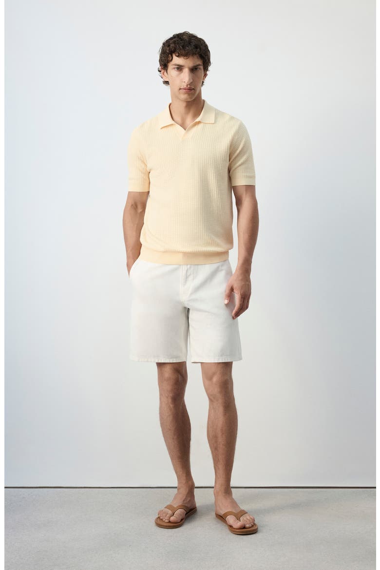 Regular Fit Bermuda Shorts, Alternate, color, OFF WHITE
