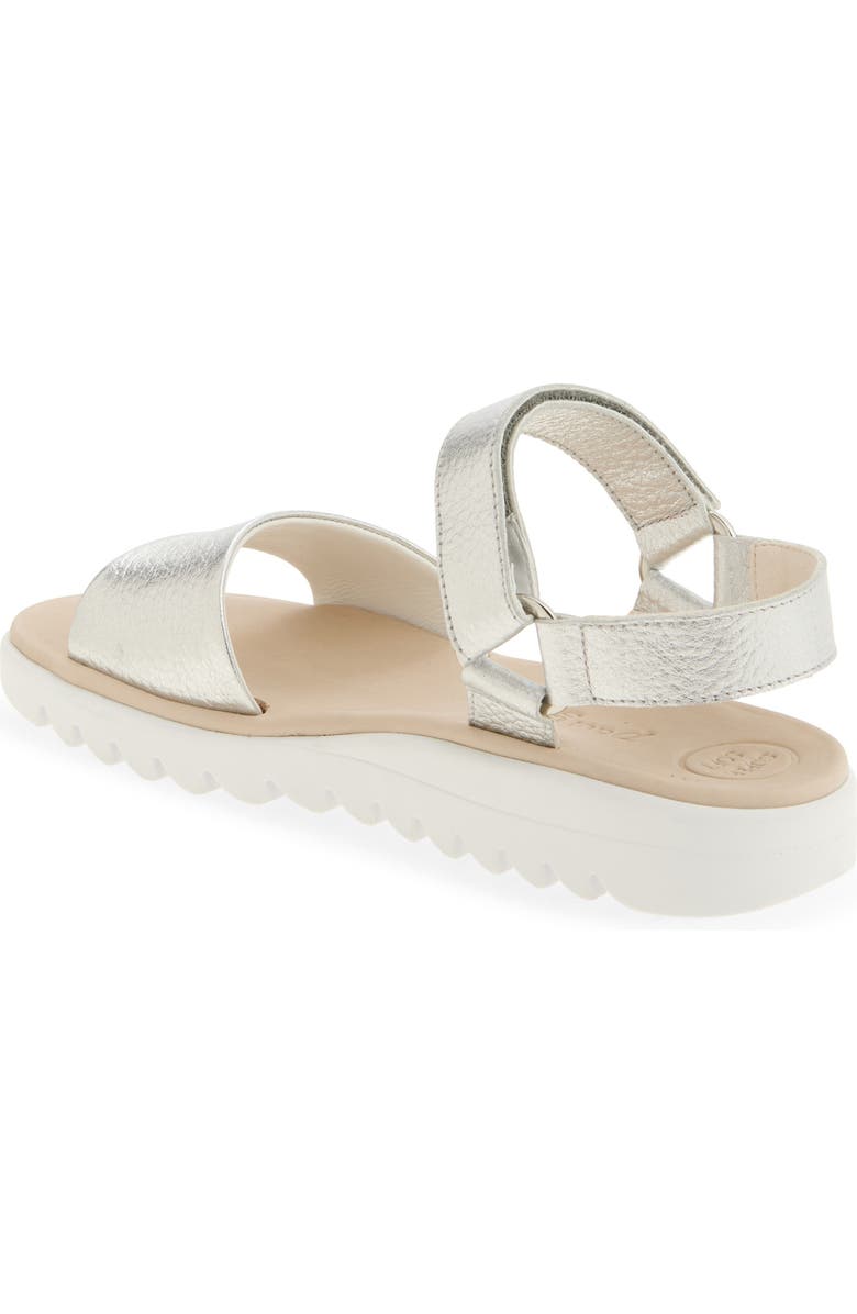 Paul Green Adlee Sandal, Alternate, color, Silver Metallic Cervo