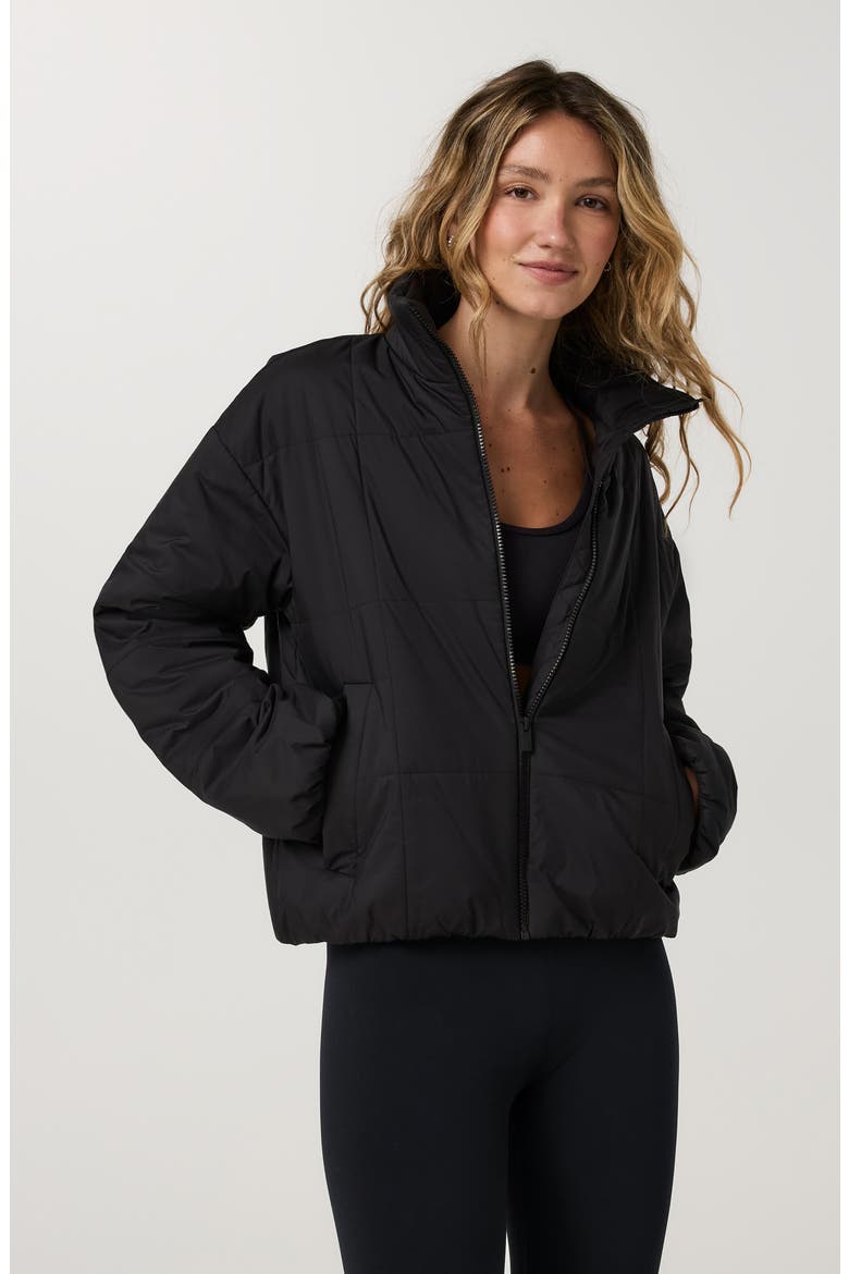 Canyon Insulated Sporty Jacket, Alternate, color, BLACK