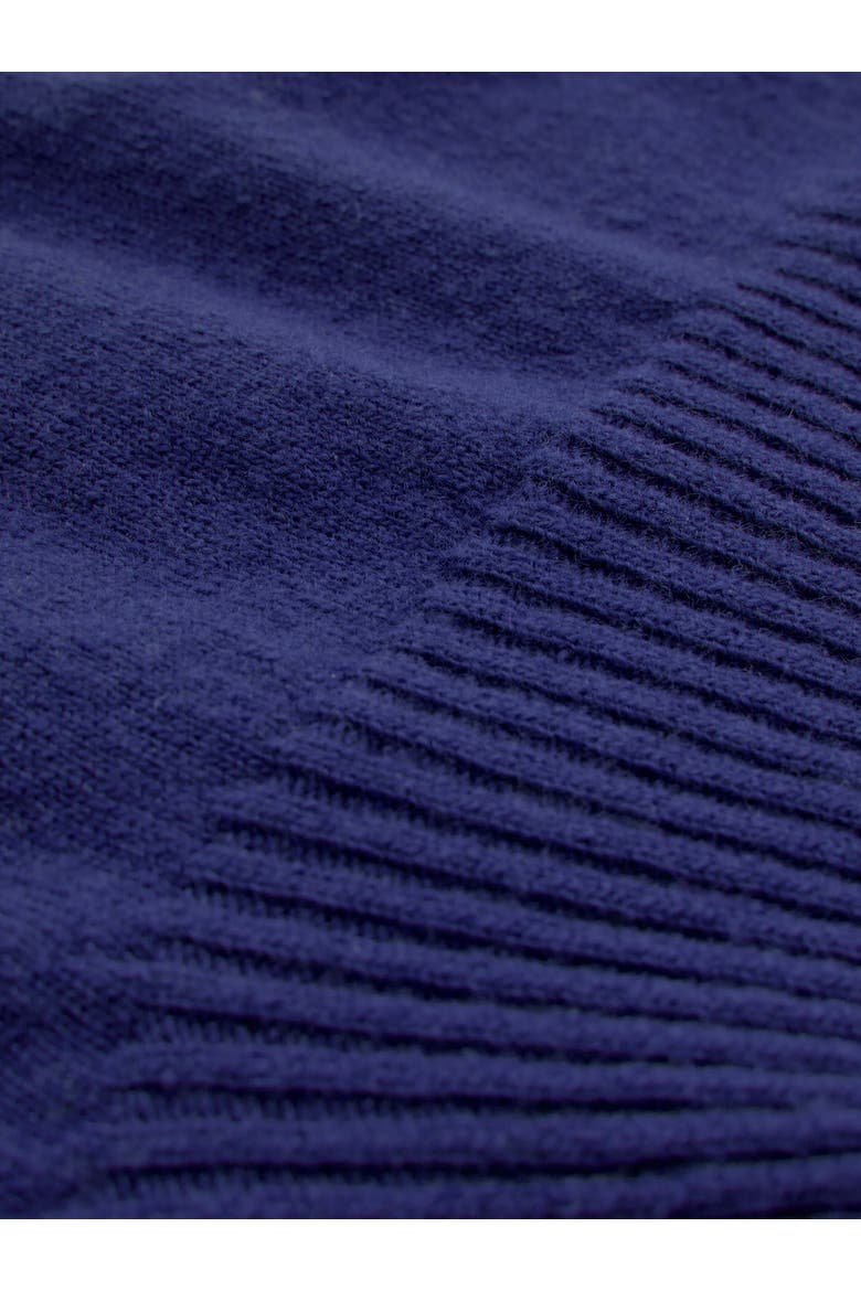 Geelong Wool Slouch Turtleneck Sweater, Alternate, color, BLUE INK