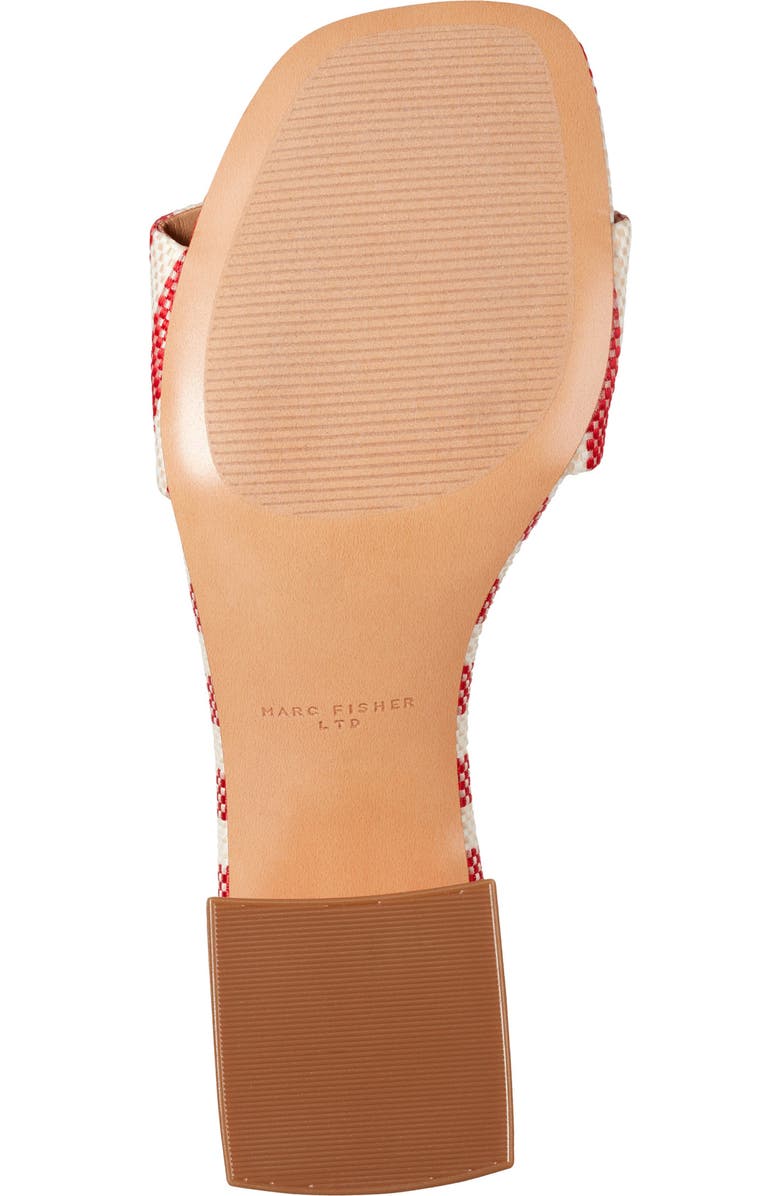 Marc Fisher LTD Olysa Slide Sandal, Alternate, color, Medium Red