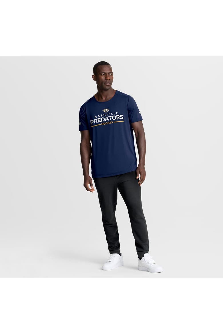 Men's Fanatics Navy Nashville Predators Authentic Pro Rink Tech T-Shirt, Alternate, color, Navy