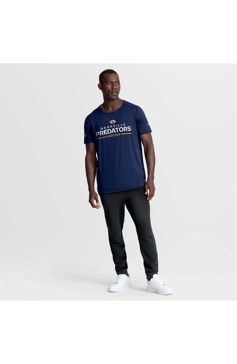 FANATICS Men's Fanatics Navy Nashville Predators Authentic Pro Rink Tech T-Shirt, Alternate, color, Navy