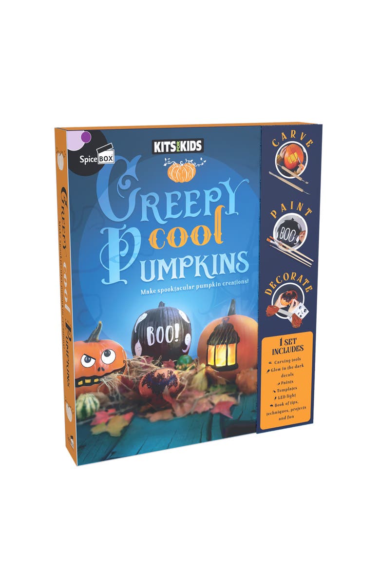 Kits For Kids Creepy Cool Pumpkins Kit, Main, color, Multicolored