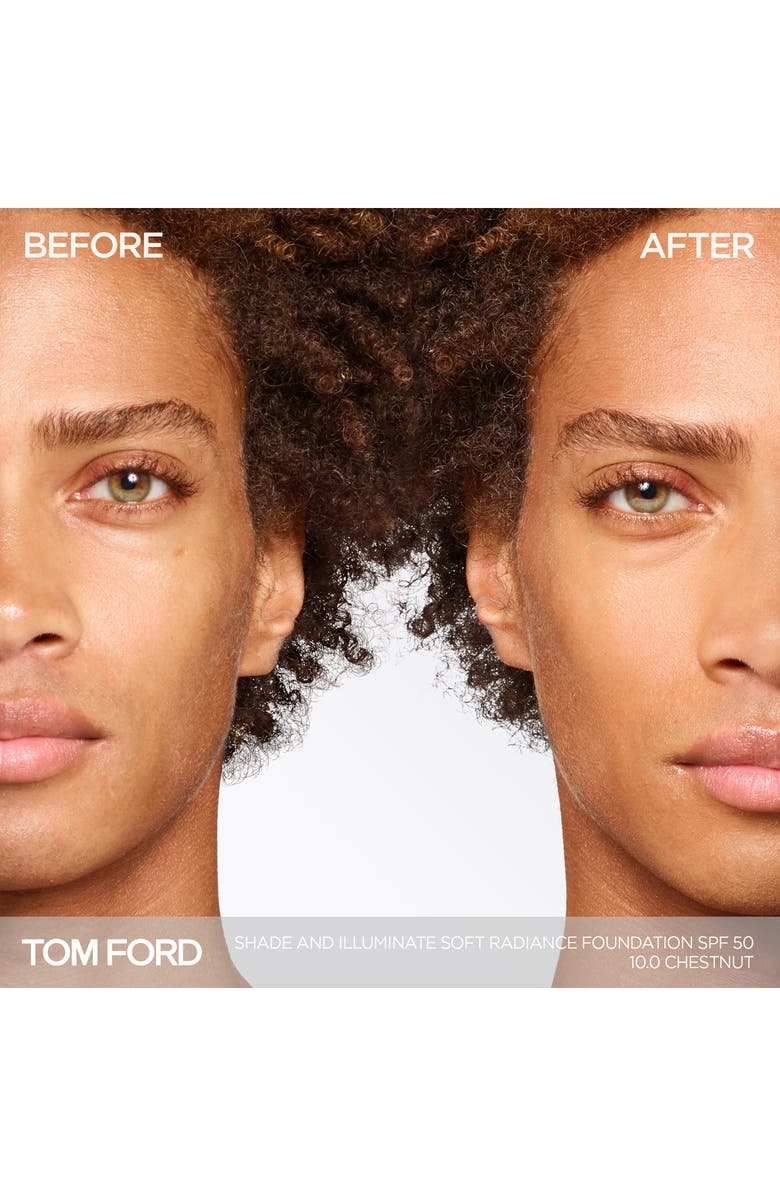 TOM FORD Shade and Illuminate Soft Radiance Foundation SPF 50, Alternate, color, 10.0 Chestnut