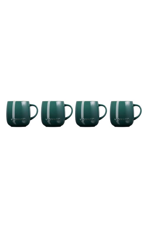 Le Creuset Set Of Four 14-ounce Stoneware Mugs In Artichaut