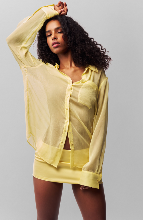 Guizio Valle Top In Yellow