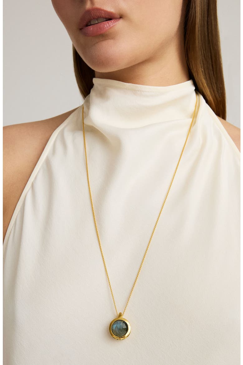 Ipanema Labradorite & Moonstone Pendant Necklace, Alternate, color, LABRADORITE/ MOONSTONE/ GOLD