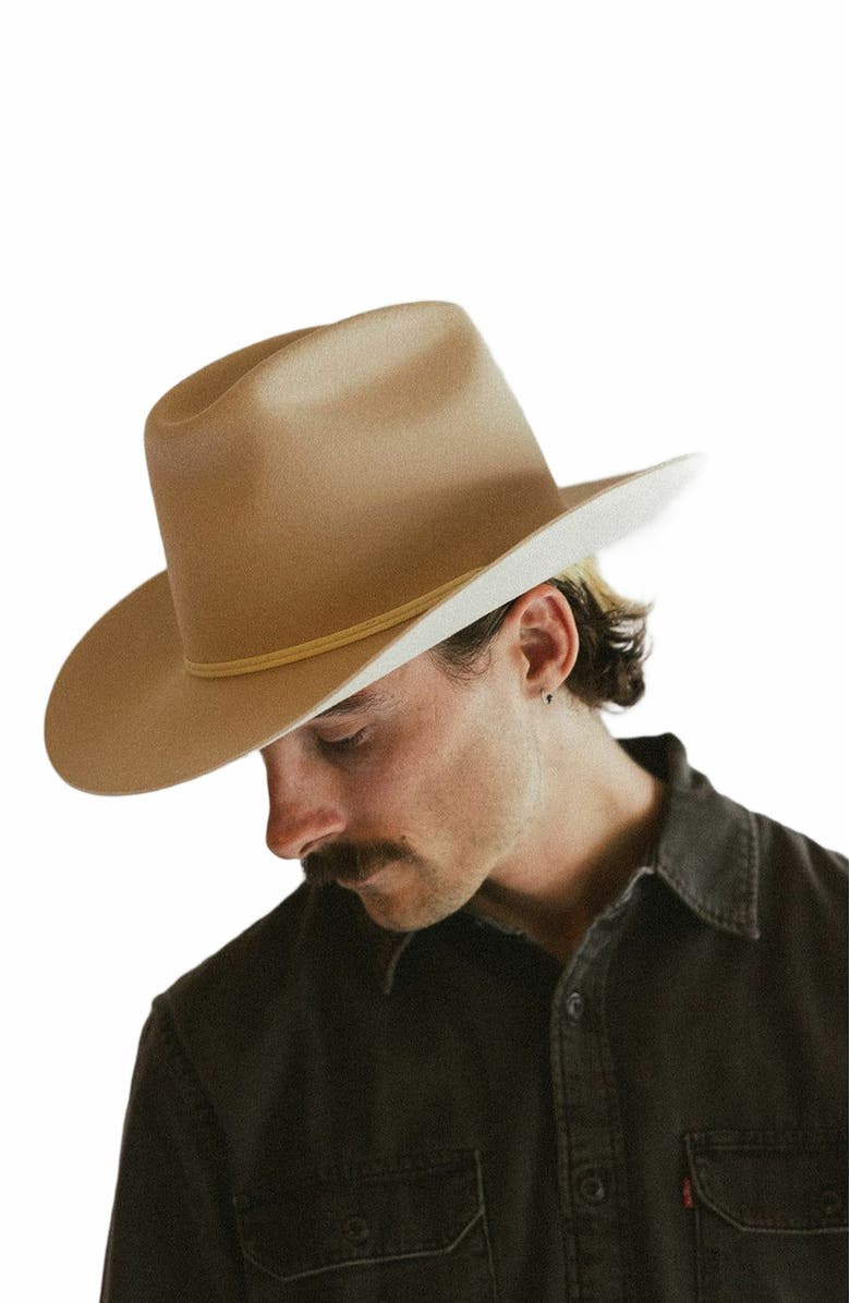 Two Roads Hat Co. Butler County Retro Western Hat, Alternate, color, Buckskin