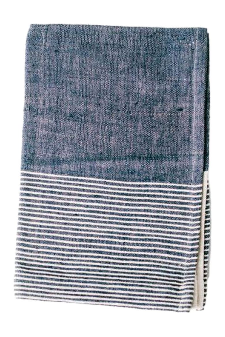 Chesapeake Cotton Tea Towel - Set of 2, Alternate, color, Navy