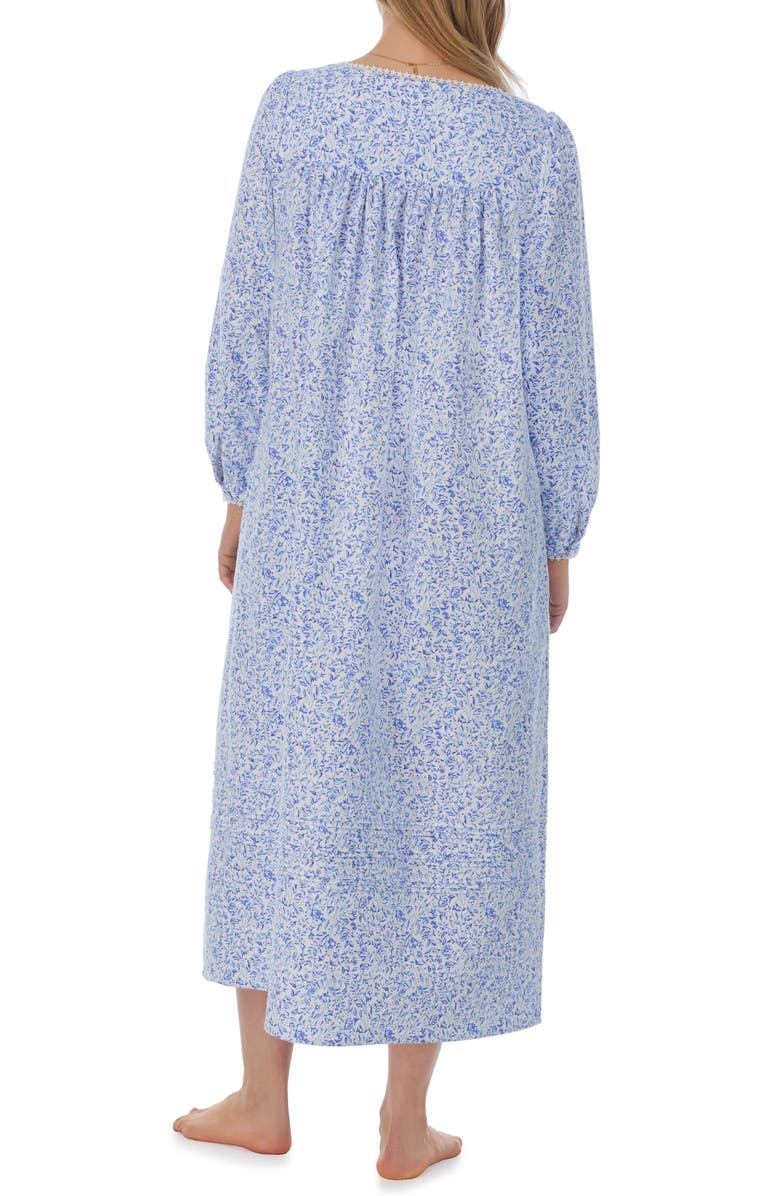 Eileen West Long Sleeve Cotton Flannel Ballet Nightgown, Alternate, color, 