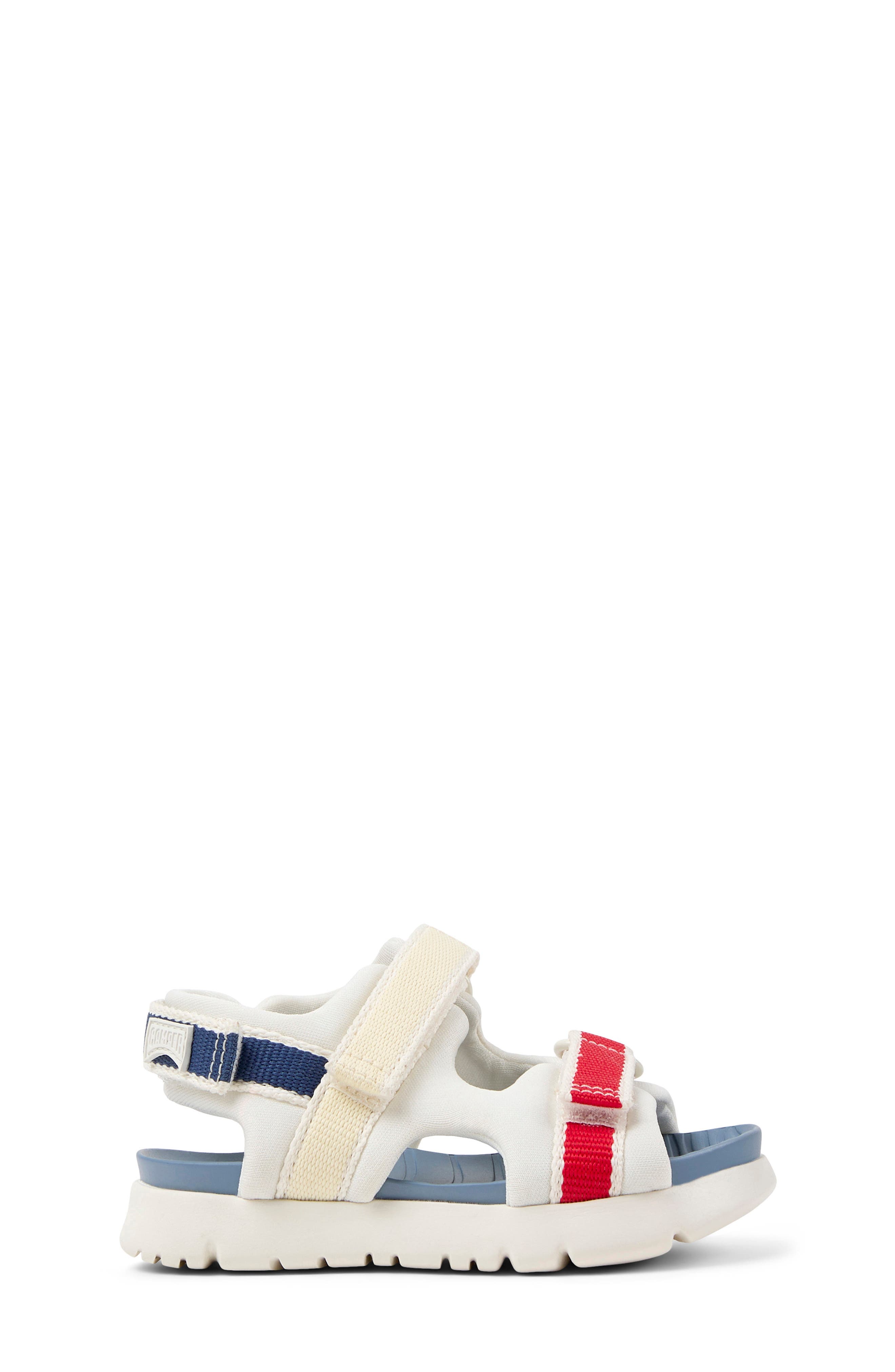 Camper Kids' Oruga Twins Sandal, Alternate, color, White Natural