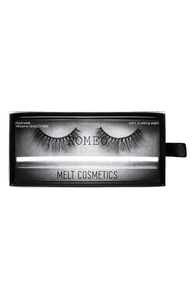 Melt Cosmetics Romeo Full Lash False Lashes, Main, color, Black