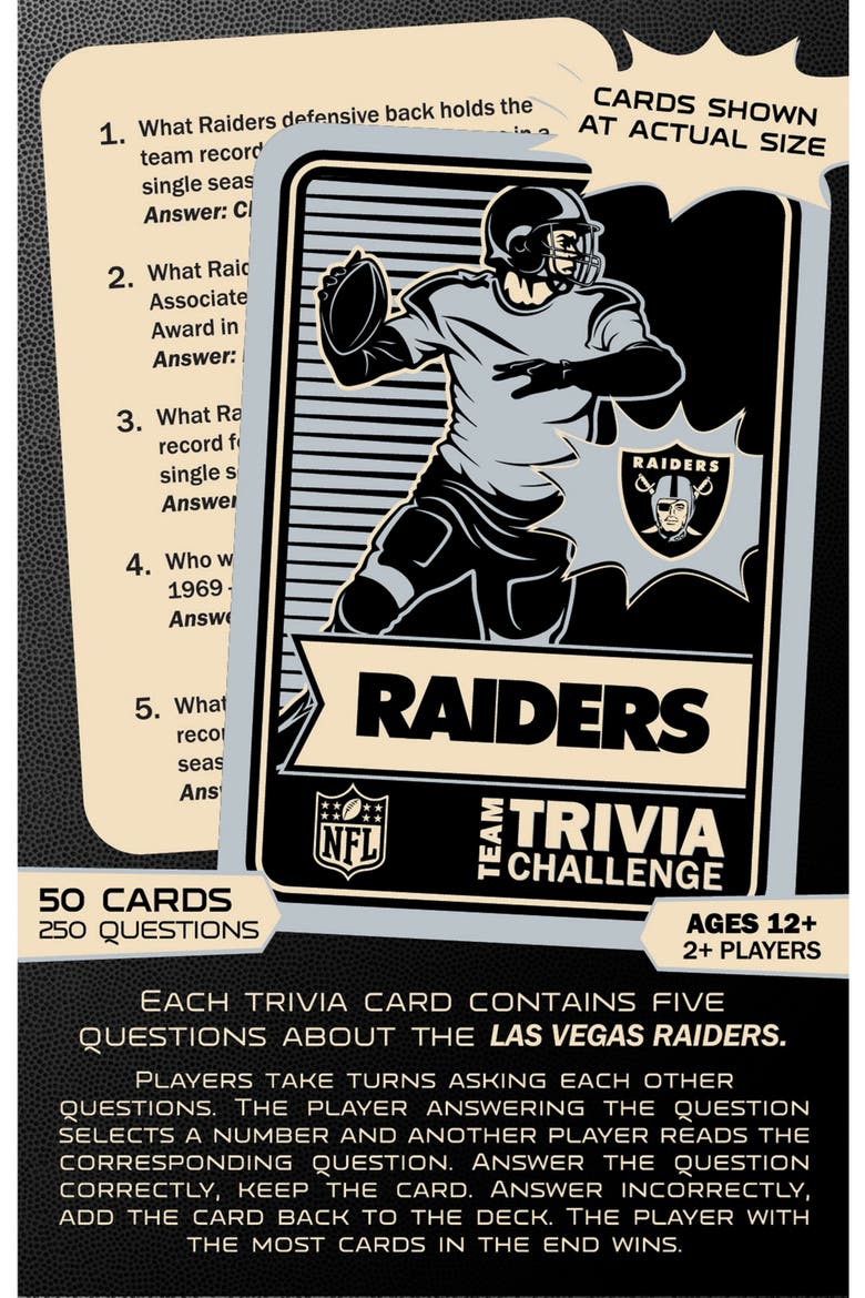 Las Vegas Raiders Trivia Challenge, Alternate, color, Multicolor