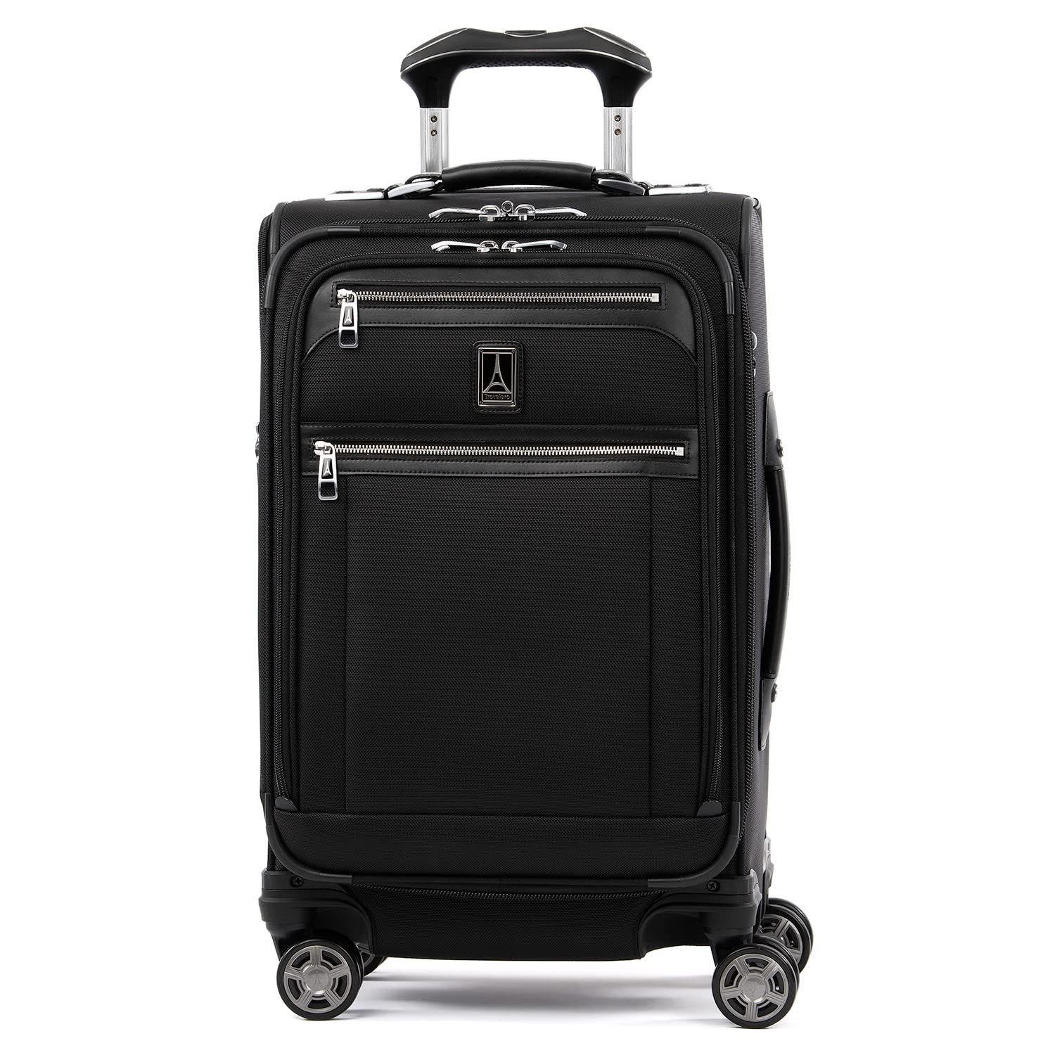 TRAVELPRO Platinum Elite Softside Expandable Carry-On 21-Inch Luggage, Main, color, Shadow Black