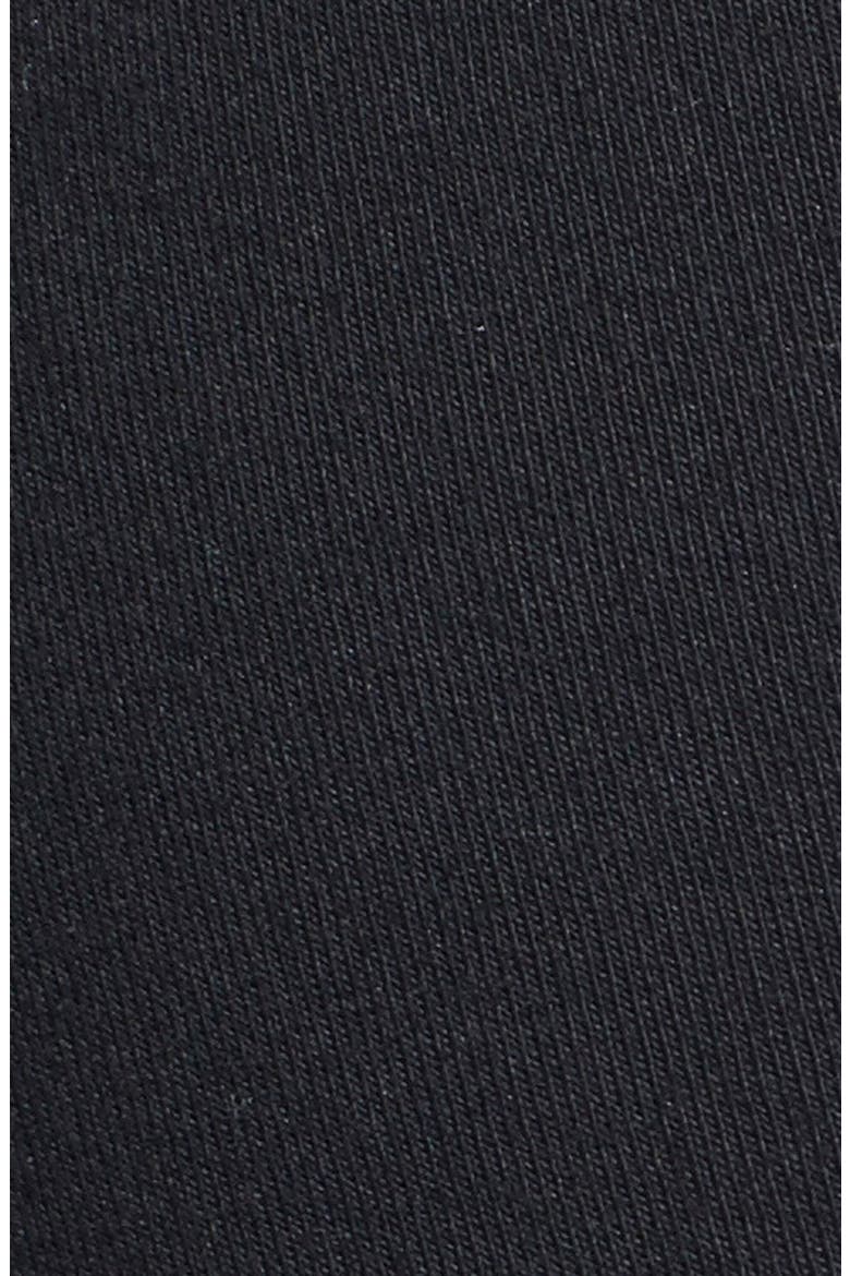 Faux Leather Panel Leggings, Alternate, color, BLACK