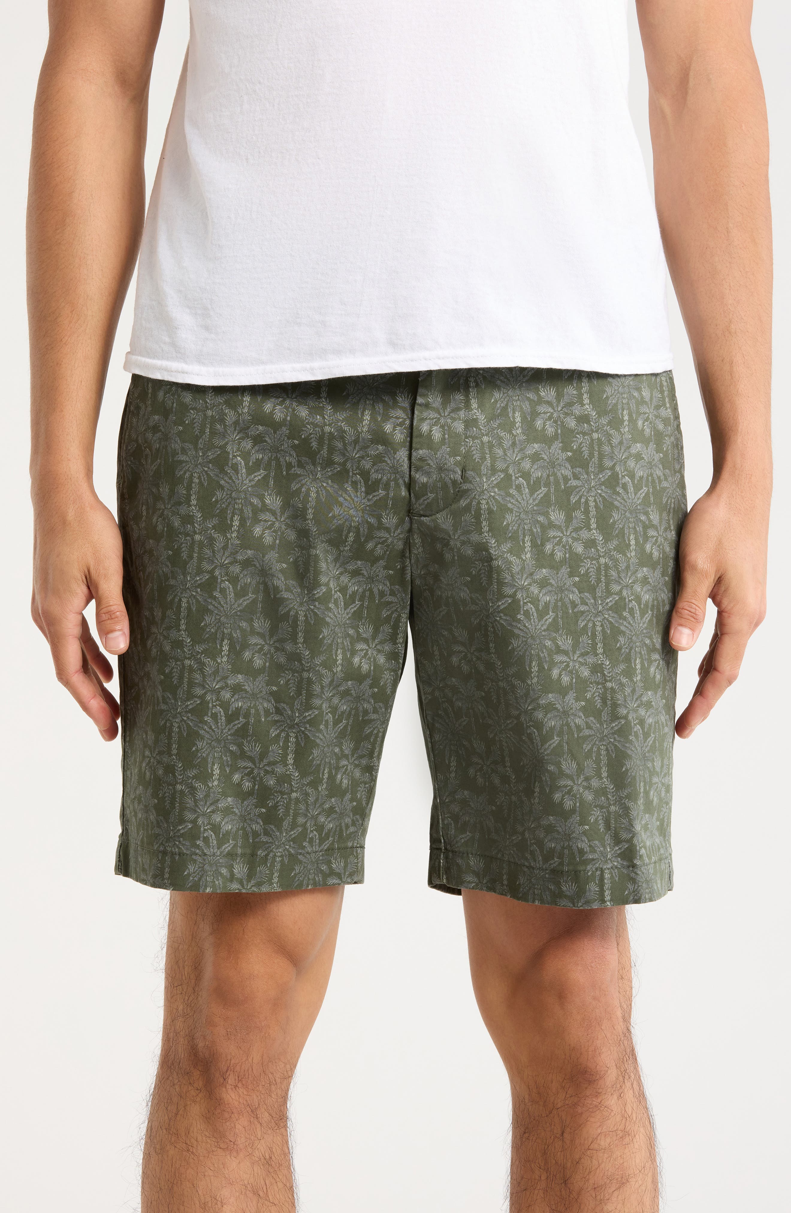 Rich Palms Print Shorts - image 3