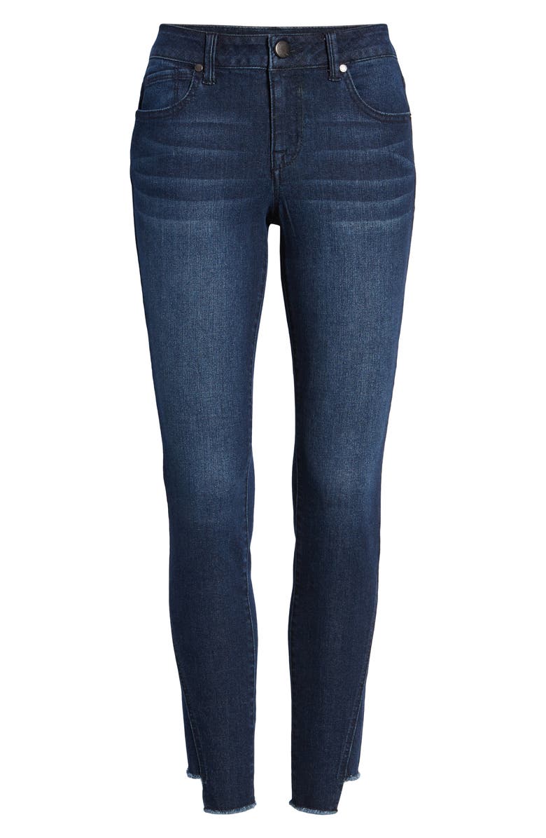 1822 Denim Frayed Hem Ankle Jeans, Alternate, color,