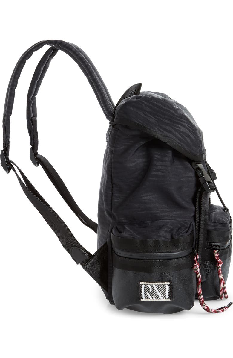 Rebecca Minkoff Downtown Animal Stripe Nylon Backpack, Alternate, color,