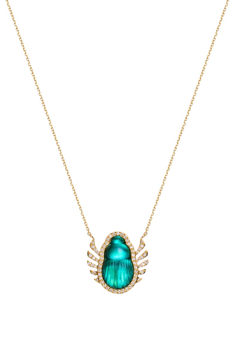 LITO Angelica Pendant Necklace, Main, color, Turquoise