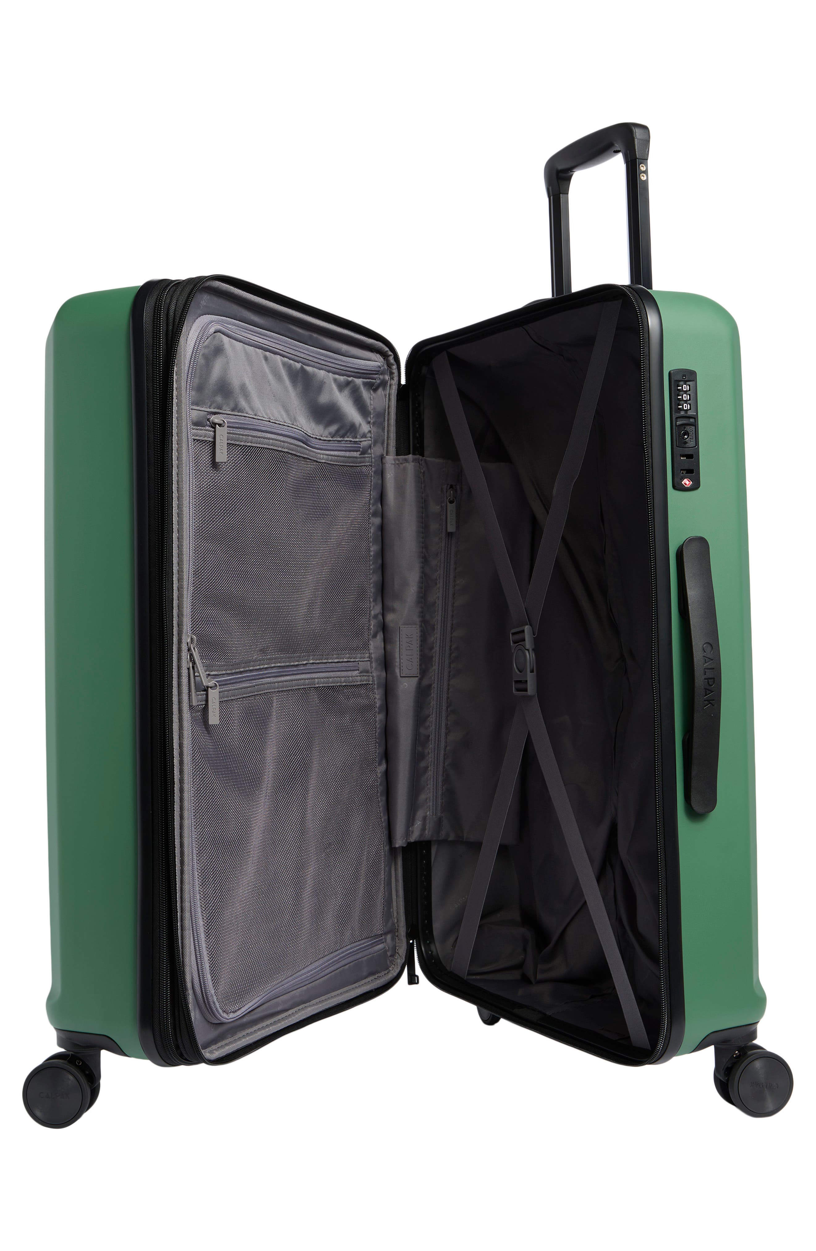 CALPAK Treyton 26-Inch Hardside Luggage, Alternate, color, Green Ivy