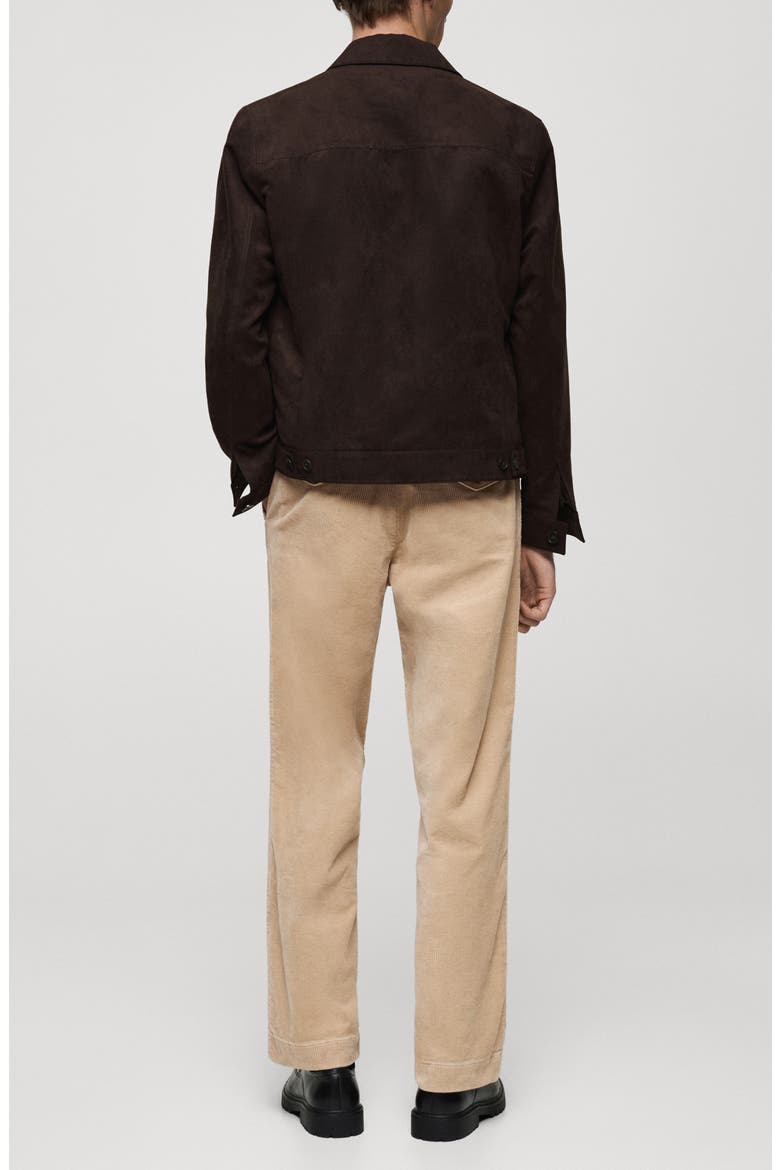 Straight Leg Corduroy Pants, Alternate, color, BEIGE