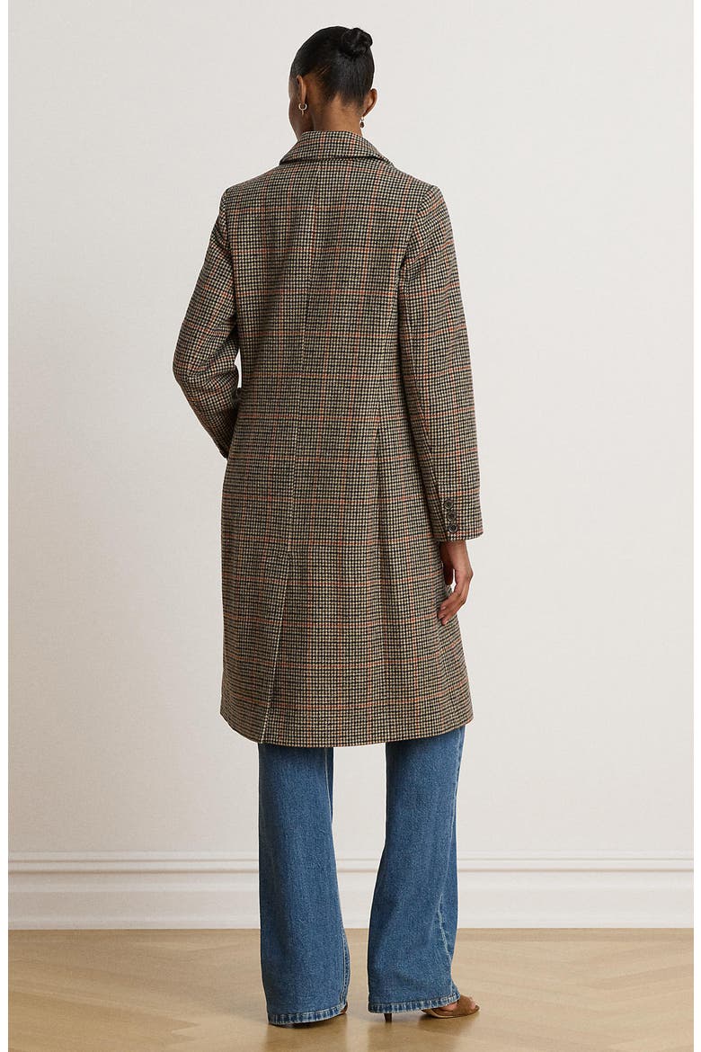 Wool Blend Tweed Coat, Alternate, color, BOX HOUNDSTOOTH