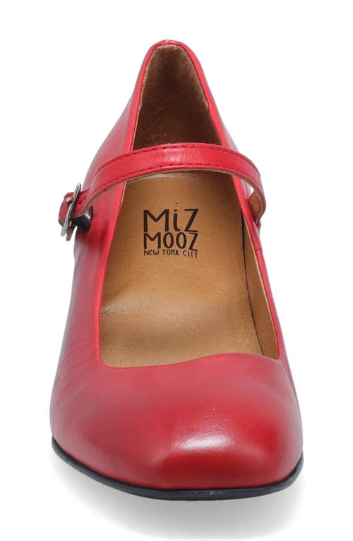 Miz Mooz Gabbie Mary Jane Pump In Red