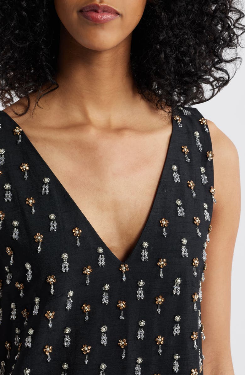 Sani Payal Embellished Shift Minidress, Alternate, color,