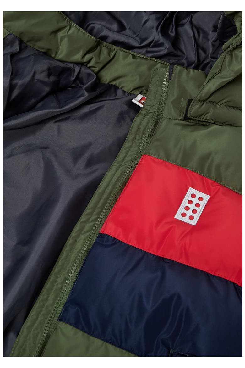 Kids' Quilted Jacket, Alternate, color, GREEN