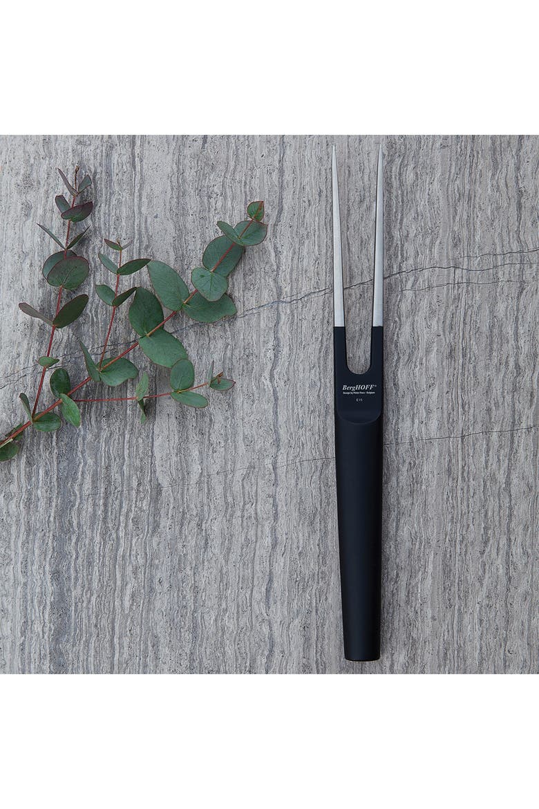Ron 6.75" Carving Fork Black, Alternate, color, BLACK