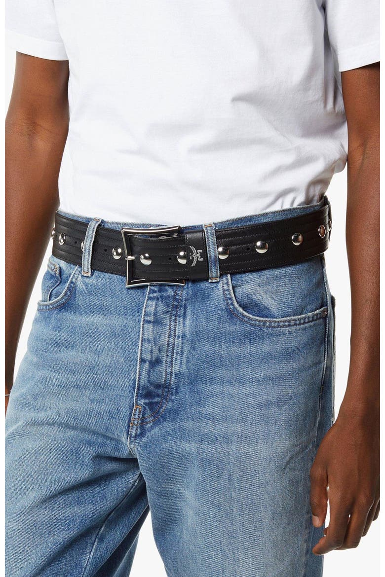 Aren 2" Belt in Galactic Gala Leather, Alternate, color, Black