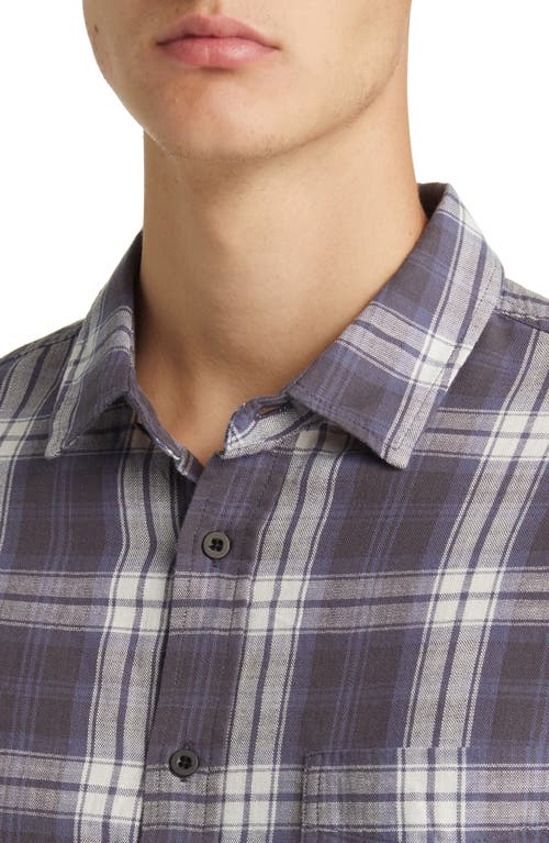 Rails Wyatt Plaid Button-up Shirt In Twilight Navy Cream
