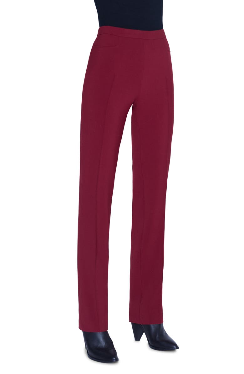 Akris punto Francoise Pebble Crepe Jersey Pants, Alternate, color,