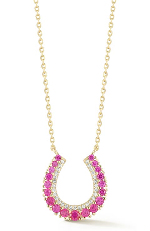 Horseshoe Pendant Necklace