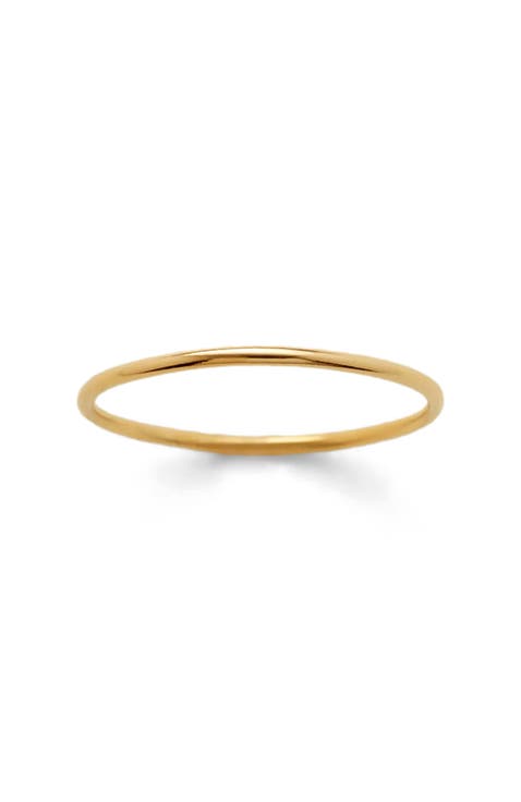 14k Round Stacking Ring