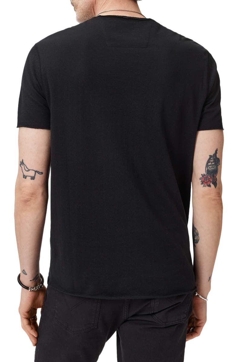 John Varvatos Raw Edge Graphic T-Shirt, Alternate, color, 